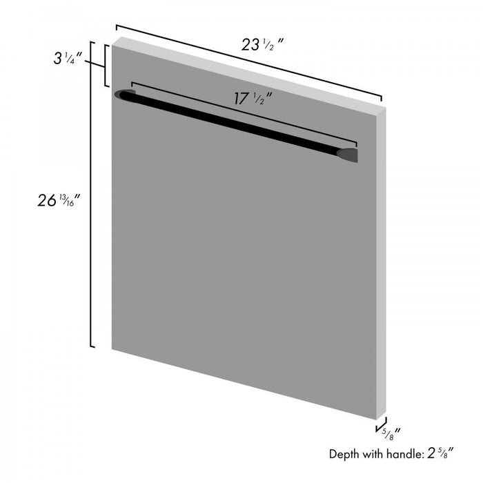 ZLINE 24" Dishwasher in White Matte, Traditional Handle, DW - WM - 24 - Farmhouse Kitchen and Bath