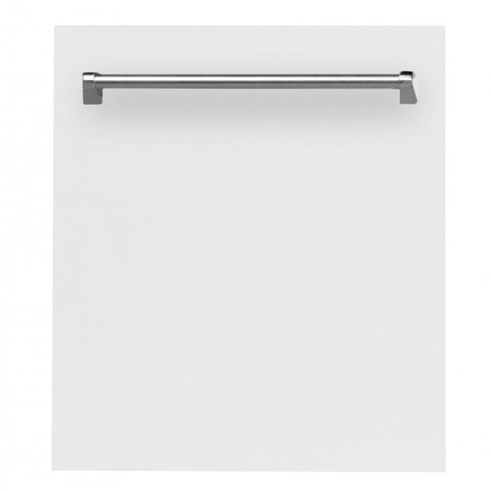 ZLINE 24" Dishwasher in White Matte, Traditional Handle, DW - WM - 24 - Farmhouse Kitchen and Bath