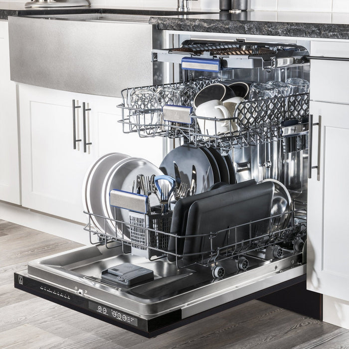 ZLINE 24" Dishwasher, Oil Rubbed Bronze panel, Stainless Tub, DWV - ORB - 24 - Farmhouse Kitchen and Bath
