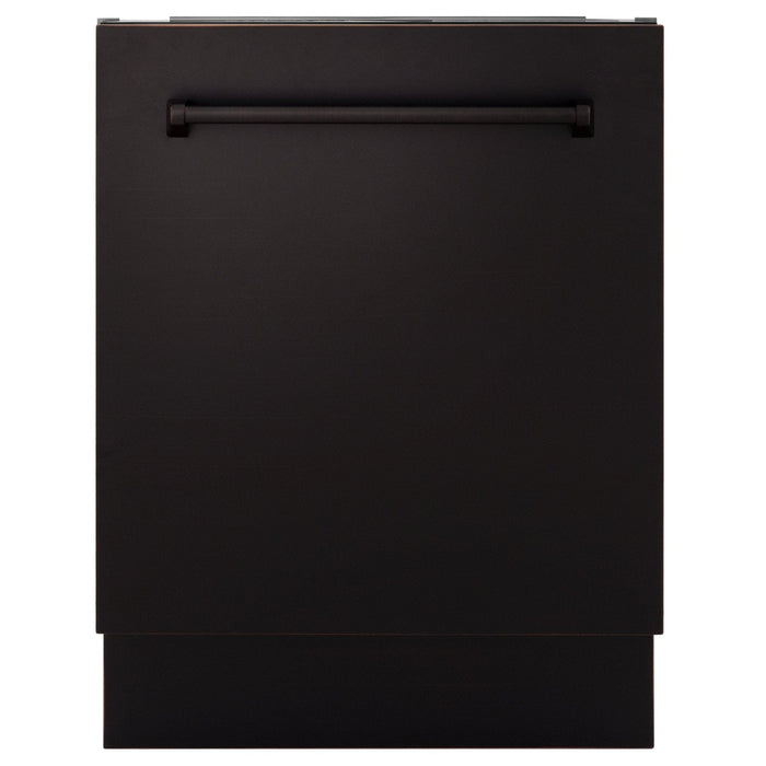 ZLINE 24" Dishwasher, Oil Rubbed Bronze panel, Stainless Tub, DWV - ORB - 24 - Farmhouse Kitchen and Bath