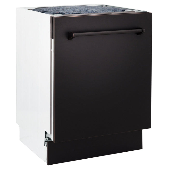 ZLINE 24" Dishwasher, Oil Rubbed Bronze panel, Stainless Tub, DWV - ORB - 24 - Farmhouse Kitchen and Bath