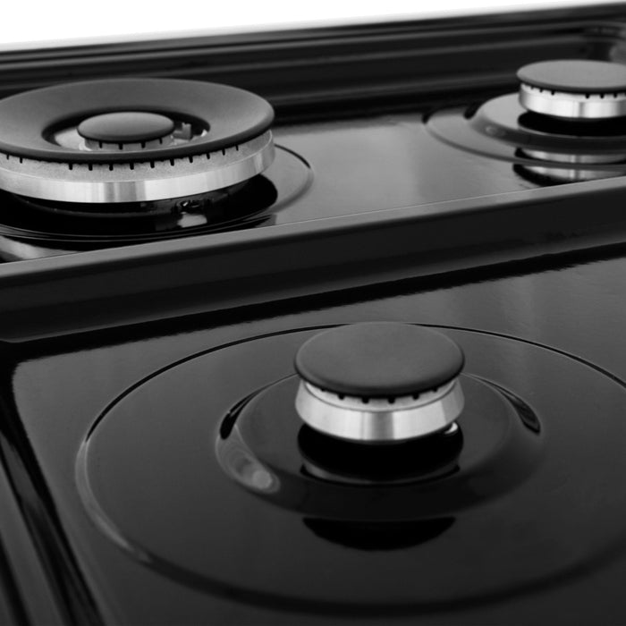 ZLINE 24" Gas On Gas Range, DuraSnow, Stainless Steel, RGS - SN - BR - 24 - Farmhouse Kitchen and Bath