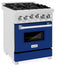 ZLINE 24" Gas On Gas Range In DuraSnow, Stainless Steel, RGS - BG - 24 - Farmhouse Kitchen and Bath