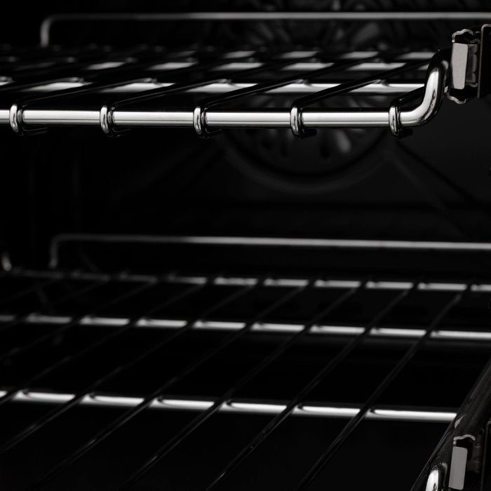 ZLINE 24" Gas On Gas Range In DuraSnow, Stainless Steel, RGS - SN - 24 - Farmhouse Kitchen and Bath