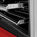 ZLINE 24" Gas Range In DuraSnow Stainless Steel, Red Matt, RGS - RM - 24 - Farmhouse Kitchen and Bath