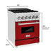 ZLINE 24" Gas Range with Red Gloss door, RG - RG - 24 - Farmhouse Kitchen and Bath