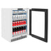 ZLINE 24 in. Touchstone 151 Can Beverage Fridge With Panel Ready Glass Door RBSPO - 24 - Farmhouse Kitchen and Bath