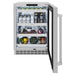 ZLINE 24 in. Touchstone 151 Can Beverage Fridge With Stainless Steel Glass Door RBSO - GS - 24 - Farmhouse Kitchen and Bath
