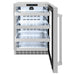 ZLINE 24 in. Touchstone 151 Can Beverage Fridge With Stainless Steel Glass Door RBSO - GS - 24 - Farmhouse Kitchen and Bath