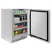 ZLINE 24 in. Touchstone Beverage Fridge w Stainless Steel Door RBSO - ST - 24 - Farmhouse Kitchen and Bath