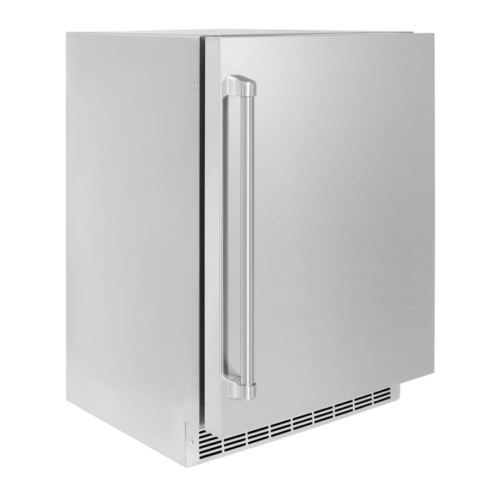 ZLINE 24 in. Touchstone Beverage Fridge w Stainless Steel Door RBSO - ST - 24 - Farmhouse Kitchen and Bath