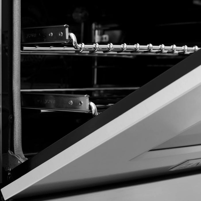 ZLINE 24" Induction Range with a 3 Element Stove and Electric Oven in Stainless Steel RAIND - 24 - Farmhouse Kitchen and Bath
