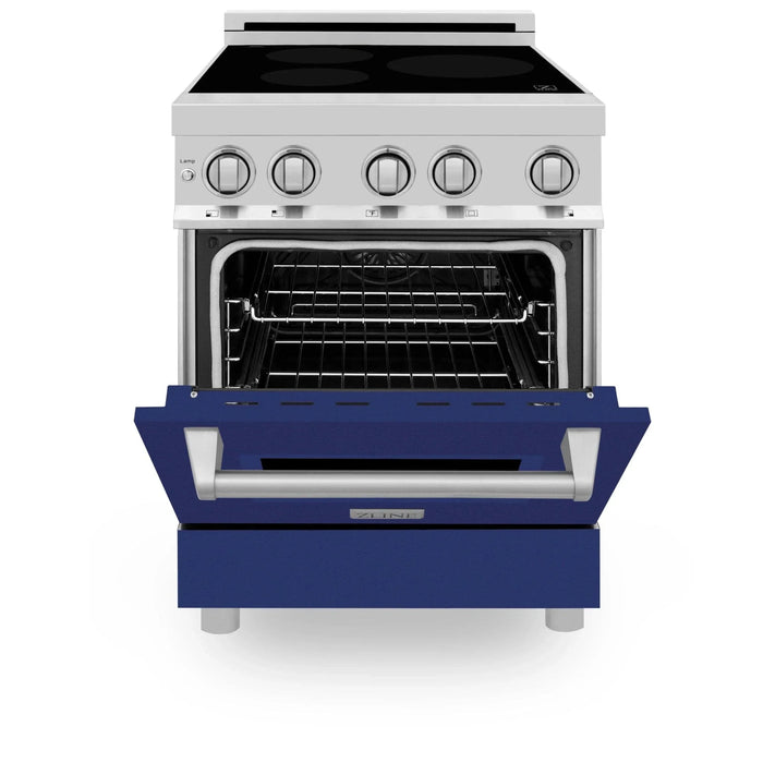 ZLINE 24" Induction Range with a 3 Element Stove and Electric Oven in Stainless Steel RAIND - BG - 24 - Farmhouse Kitchen and Bath