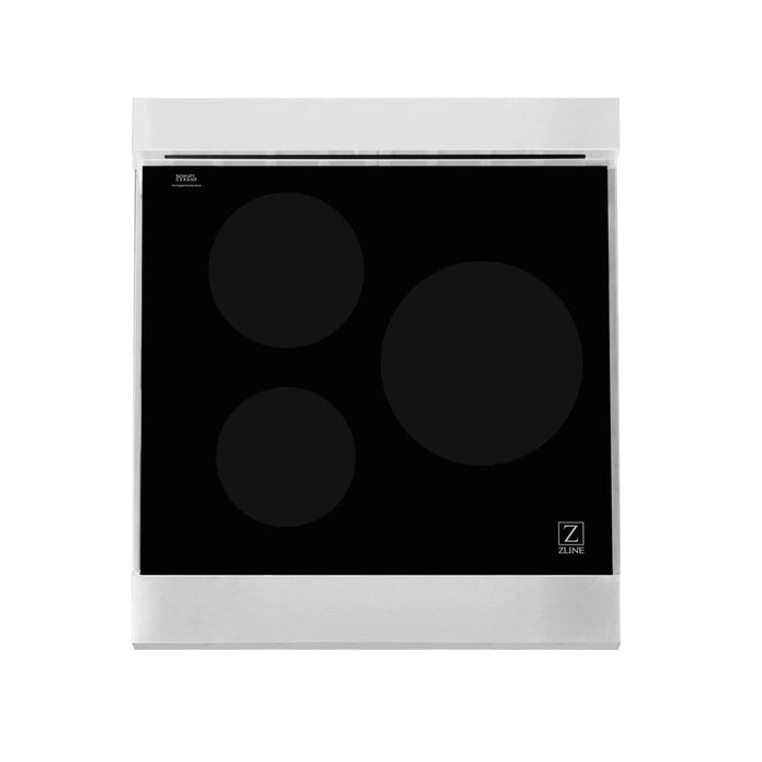 ZLINE 24" Induction Range with a 3 Element Stove and Electric Oven in Stainless Steel RAIND - BLM - 24 - Farmhouse Kitchen and Bath