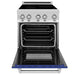 ZLINE 24" Induction Range with a 3 Element Stove and Electric Oven in Stainless Steel RAIND - BM - 24 - Farmhouse Kitchen and Bath