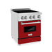ZLINE 24" Induction Range with a 3 Element Stove and Electric Oven in Stainless Steel RAIND - RM - 24 - Farmhouse Kitchen and Bath