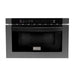 ZLINE 24" Microwave Drawer, Black Stainless Steel, MWD - 1 - BS - Farmhouse Kitchen and Bath
