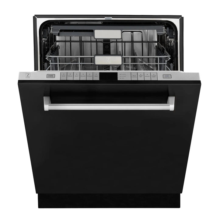 ZLINE 24" Monument, 3rd Rack, Dishwasher, Black Door, DWMT - BLM - 24 - Farmhouse Kitchen and Bath