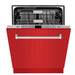 ZLINE 24" Monument, 3rd Rack, Red Door, Dishwasher, DWMT - RM - 24 - Farmhouse Kitchen and Bath