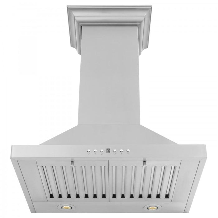 ZLINE 24" Wall Mount Range Hood, Stainless Steel, KBCRN - 24 - Farmhouse Kitchen and Bath