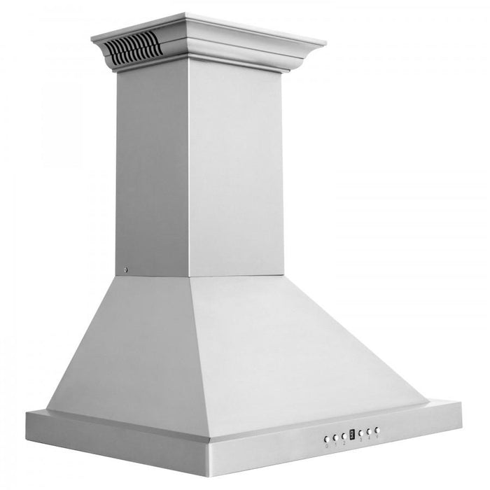 ZLINE 24" Wall Range Hood, Built - in CrownSound® Bluetooth Speakers, KBCRN - BT - 24 - Farmhouse Kitchen and Bath