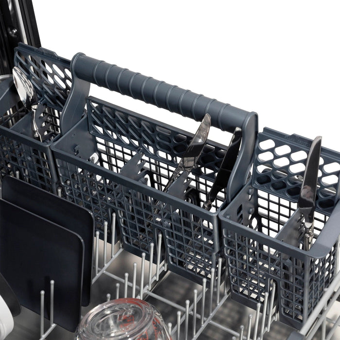 ZLINE 24"Autograph Dishwasher, Stainless, Accent Handle, DWMTZ - 304 - 24 - G - Farmhouse Kitchen and Bath