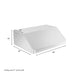 ZLINE 30" Alpine Series Undercabinet Range Hood, Stainless, ALP10UC - 30 - Farmhouse Kitchen and Bath