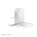 ZLINE 30" Alpine Wall Range Hood, Stainless Steel, ALP70WL - 30 - Farmhouse Kitchen and Bath