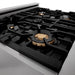 ZLINE 30" Autograph Dual Fuel Range, DuraSnow Stainless, Gold, RASZ - SN - 30 - G - Farmhouse Kitchen and Bath