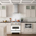 ZLINE 30" Autograph, Dual Fuel Range, White Door, Gold, RASZ - WM - 30 - G - Farmhouse Kitchen and Bath