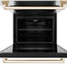ZLINE 30" Autograph Edition Double Wall Oven with Self Clean and True Convection in Stainless Steel AWDZ - 30 - G - Farmhouse Kitchen and Bath