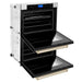 ZLINE 30" Autograph Edition Double Wall Oven with Self Clean and True Convection in Stainless Steel AWDZ - 30 - G - Farmhouse Kitchen and Bath