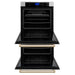 ZLINE 30" Autograph Edition Double Wall Oven with Self Clean and True Convection in Stainless Steel AWDZ - 30 - G - Farmhouse Kitchen and Bath