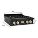ZLINE 30" Autograph Edition Rangetop, Gold Accents, RTBZ - 30 - G - Farmhouse Kitchen and Bath