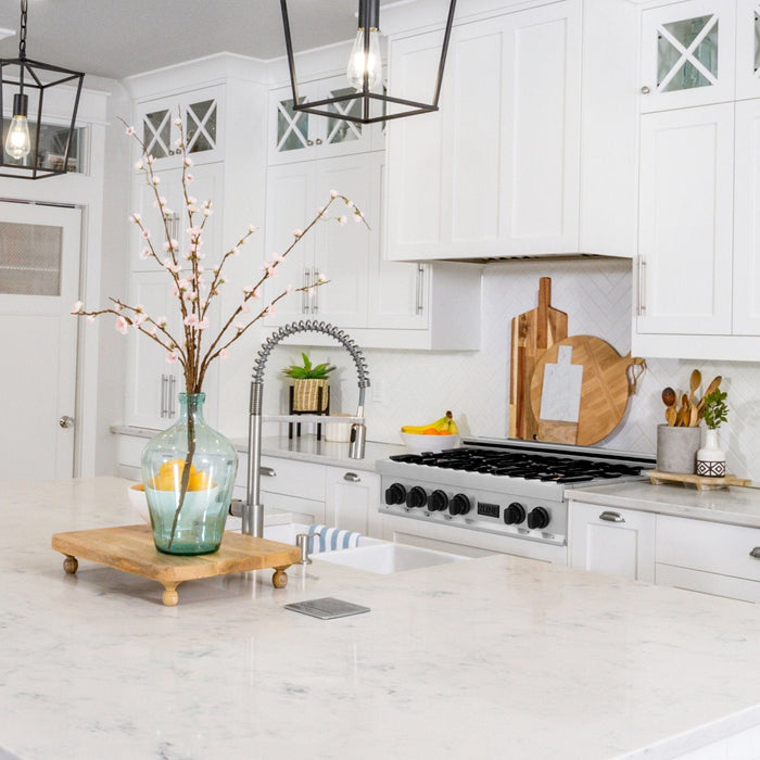 ZLINE 30" Autograph Porcelain Rangetop, Matte Black Accents, RTZ - 30 - MB - Farmhouse Kitchen and Bath