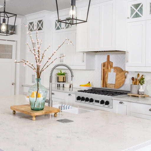 ZLINE 30" Autograph Rangetop, DuraSnow, Bronze Accents, RTSZ - 30 - CB - Farmhouse Kitchen and Bath