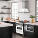 ZLINE 30" Autograph Stainless White Wall Range Hood, 8654STX - WM - 30 - Farmhouse Kitchen and Bath