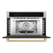 ZLINE 30” Convection Microwave, Stainless Steel, Bronze MWOZ - 30 - SS - CB - Farmhouse Kitchen and Bath