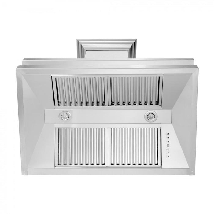 ZLINE 30" Designer Series Stainless Wall Mount Range Hood, 8656S - 30 - Farmhouse Kitchen and Bath