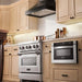 ZLINE 30" Designer Series Wooden Wall Range Hood in Black, KBCC - 30 - Farmhouse Kitchen and Bath