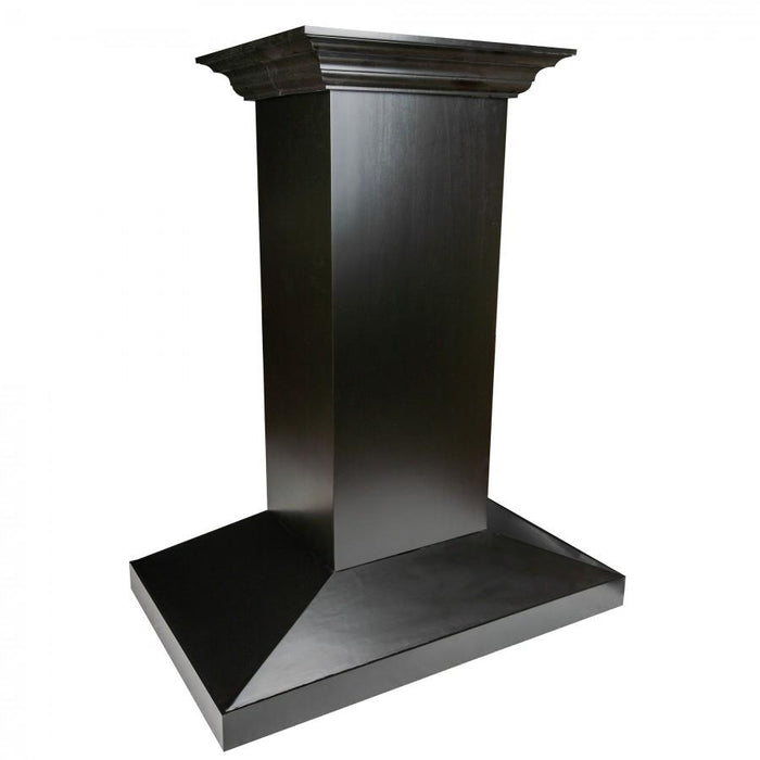 ZLINE 30" Designer Wooden Island Range Hood in Black, KBiCC - 30 - Farmhouse Kitchen and Bath