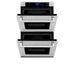 ZLINE 30" Double Wall Oven, DuraSnow Finish, Self Cleaning, AWDS - 30 - Farmhouse Kitchen and Bath