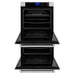 ZLINE 30" Double Wall Oven, DuraSnow Finish, Self Cleaning, AWDS - 30 - Farmhouse Kitchen and Bath