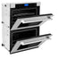 ZLINE 30" Double Wall Oven, DuraSnow Finish, Self Cleaning, AWDS - 30 - Farmhouse Kitchen and Bath