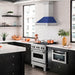 ZLINE 30" DuraSnow® Stainless Steel Range Hood with Color Shell Options 8654SNX - BM - 30 - Farmhouse Kitchen and Bath