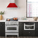 ZLINE 30" DuraSnow® Stainless Steel Range Hood with Color Shell Options 8654SNX - RM - 30 - Farmhouse Kitchen and Bath