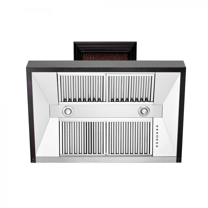 ZLINE 30" Hand - Hammered Copper Finish Wall Range Hood, 655 - HBXXX - 30 - Farmhouse Kitchen and Bath