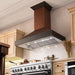 ZLINE 30" Hand - Hammered Copper Finish Wall Range Hood, 655 - HBXXX - 30 - Farmhouse Kitchen and Bath