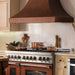 ZLINE 30" Hand - Hammered Copper Finish Wall Range Hood, 8632H - 30 - Farmhouse Kitchen and Bath