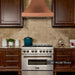ZLINE 30" Hand - Hammered Copper Finish Wall Range Hood, 8632H - 30 - Farmhouse Kitchen and Bath